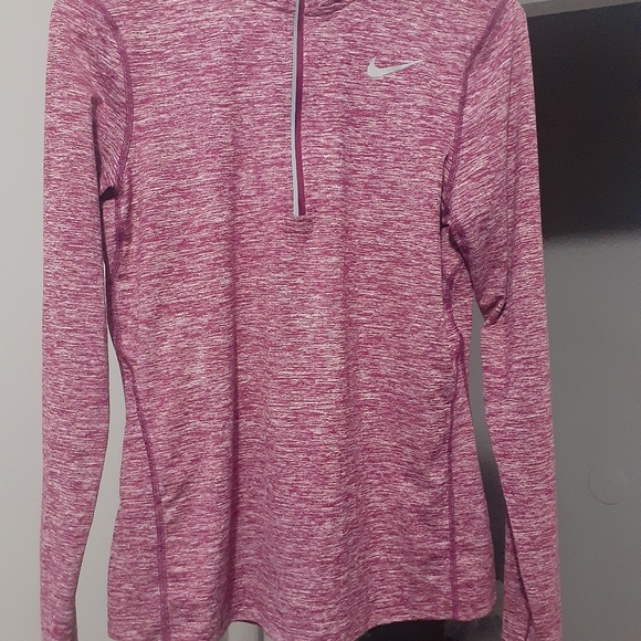 Nike Running Dri-Fit 1/4 Quarter Zip Long Sleeve Top Womens - Picture 1 of 6